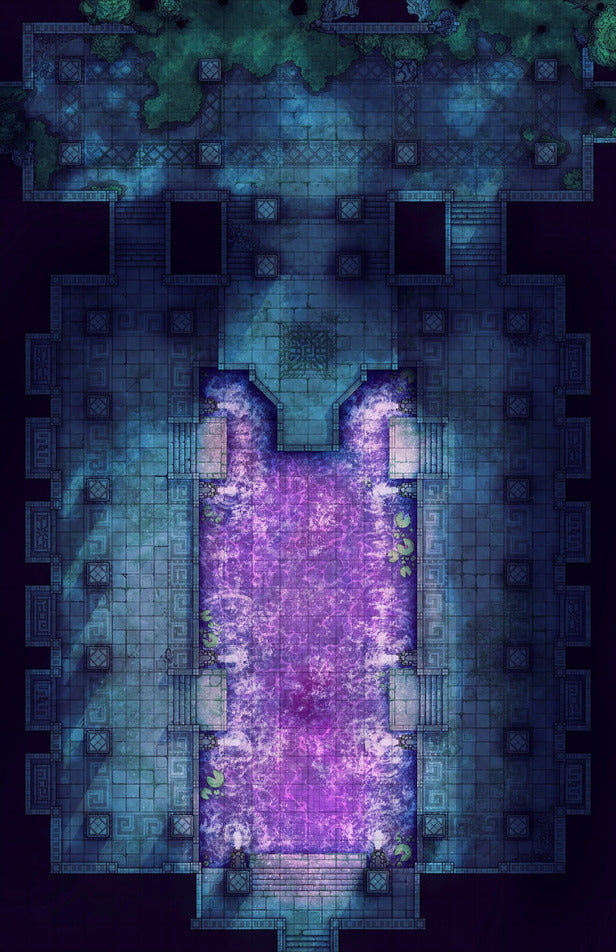 Overgrown Tomb & Courtyard