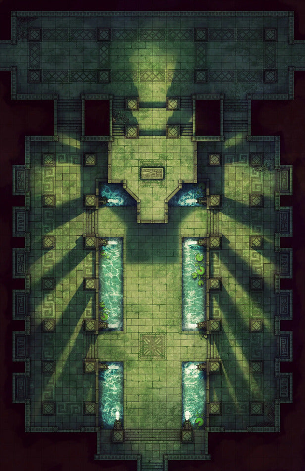 Overgrown Tomb & Courtyard