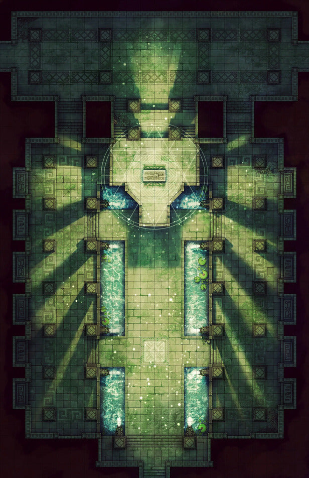 Overgrown Tomb & Courtyard
