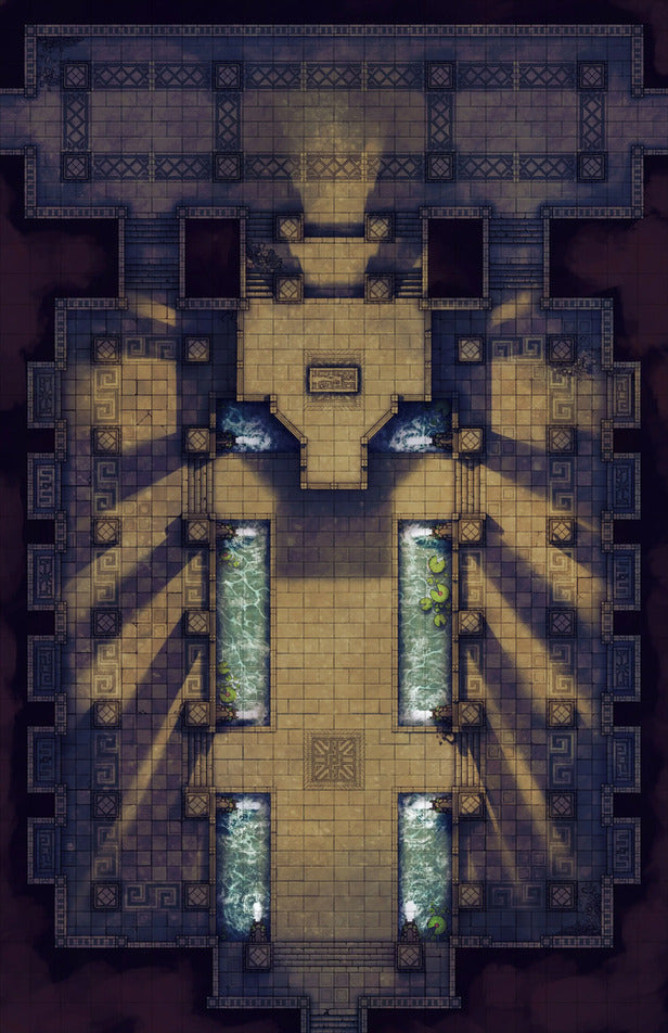 Overgrown Tomb & Courtyard