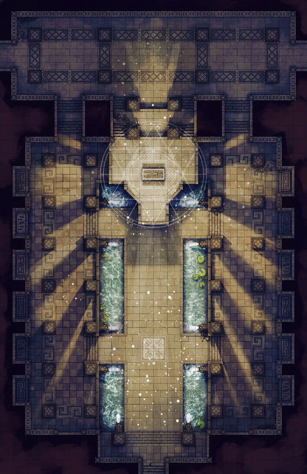 Overgrown Tomb & Courtyard
