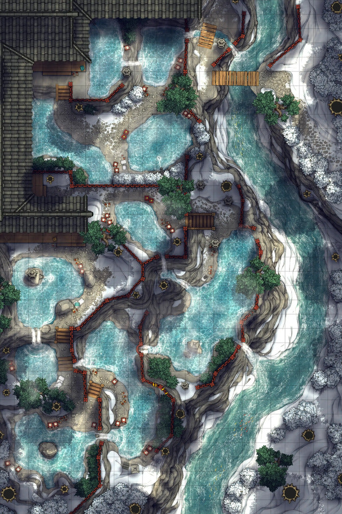 Hot Springs Onsen Bathhouse