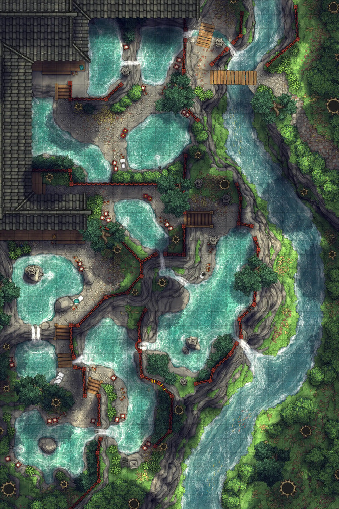 Hot Springs Onsen Bathhouse
