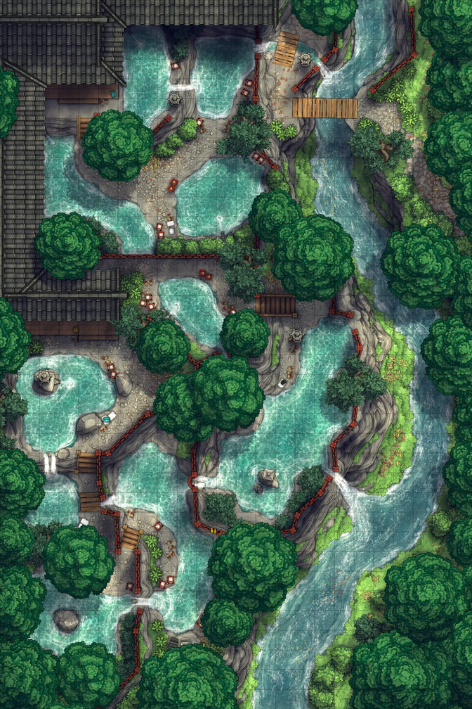 Hot Springs Onsen Bathhouse