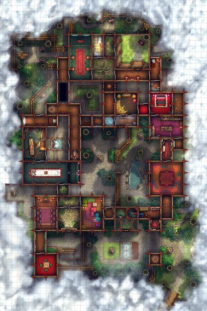 Fox Spirit's Island Palace - Modular Dungeon Tileset