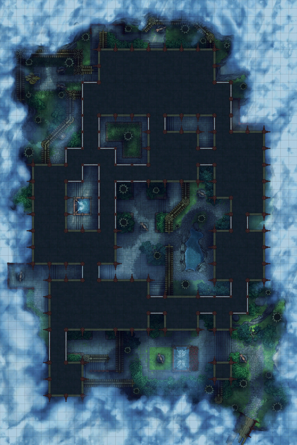 Fox Spirit's Island Palace - Modular Dungeon Tileset