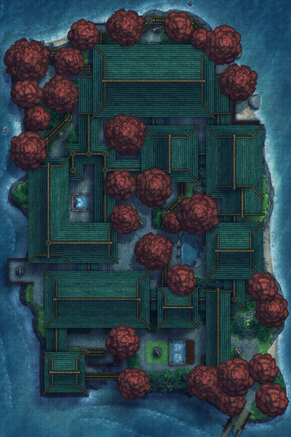 Fox Spirit's Island Palace - Modular Dungeon Tileset