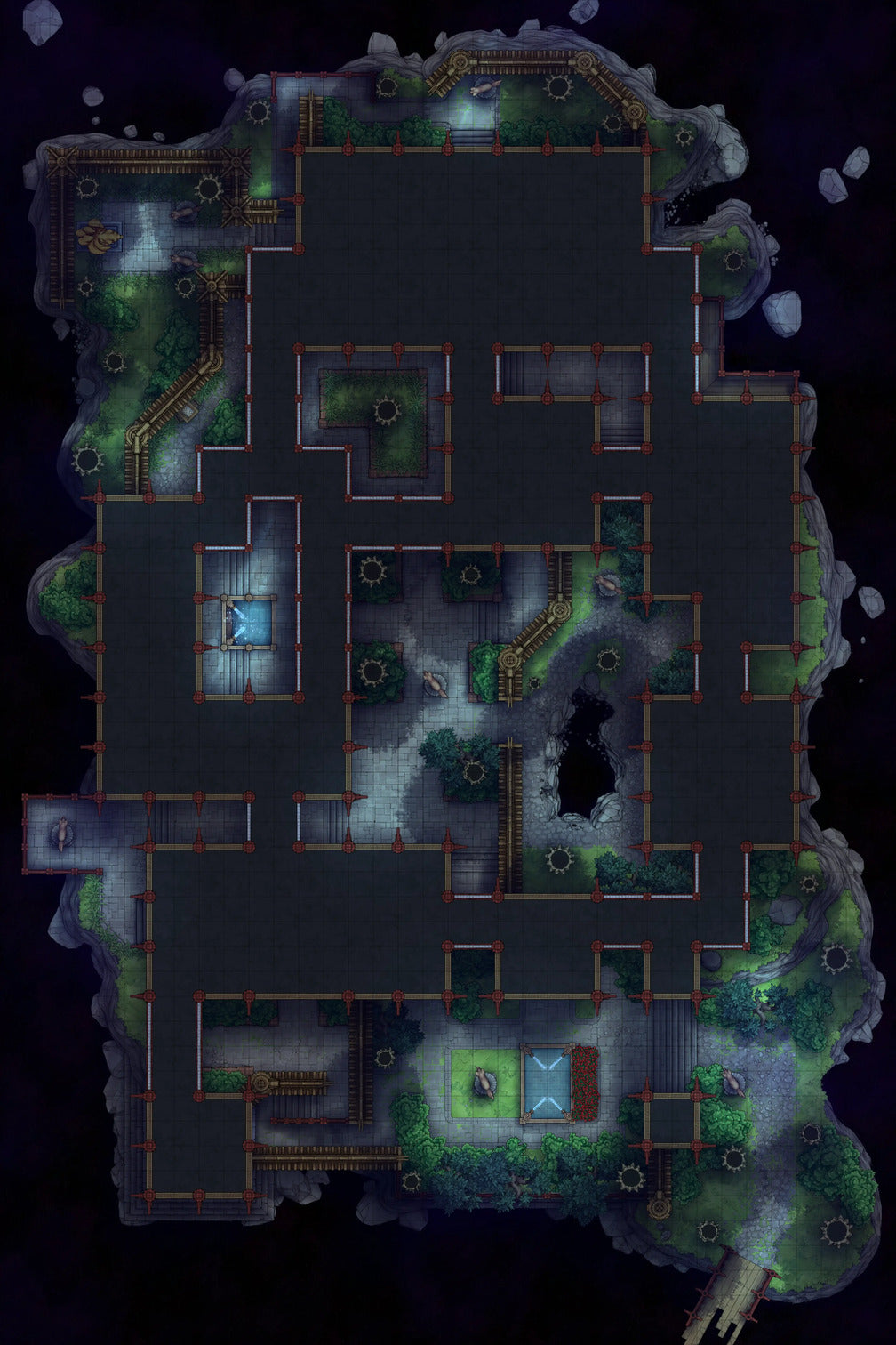 Fox Spirit's Island Palace - Modular Dungeon Tileset