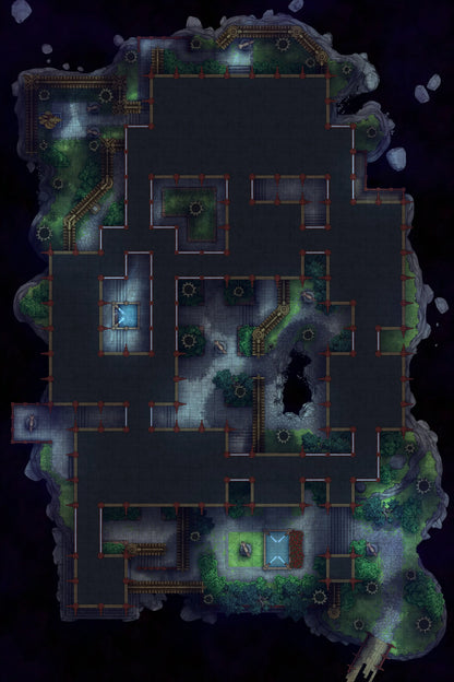 Fox Spirit's Island Palace - Modular Dungeon Tileset