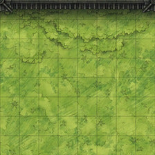 Modular Garden Tileset & Assets Battlemap - Japanese Walled Garden 1x1 8x8 Exterior I 01 Plain
