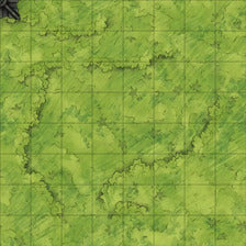 Modular Garden Tileset & Assets Battlemap - Japanese Walled Garden 1x1 8x8 Exterior L 02 Outer Corner