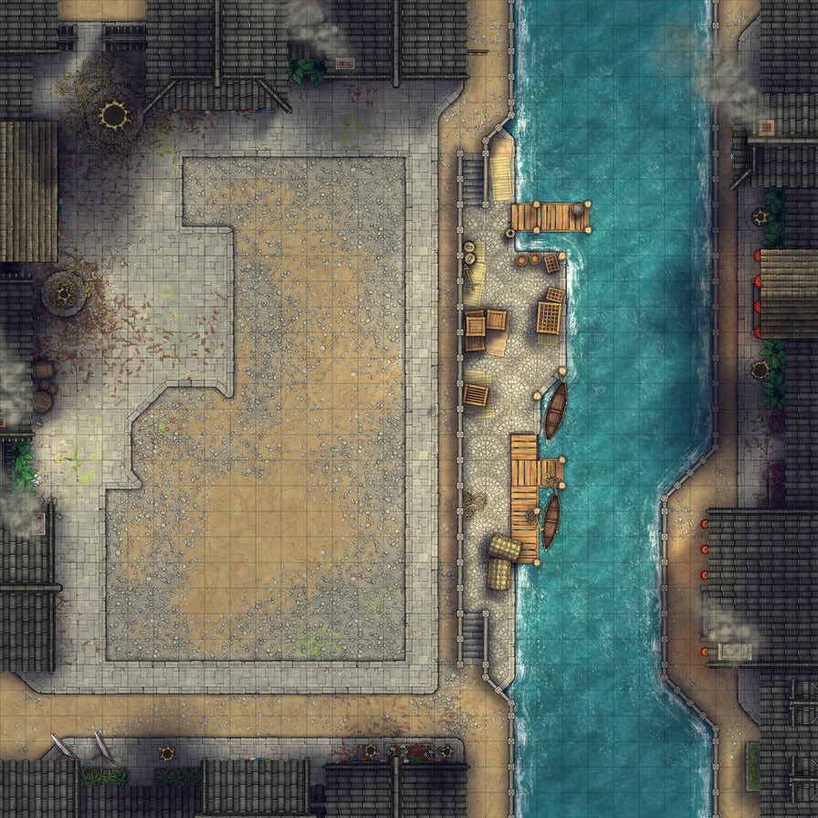 Magic Shop Battlemap - No Shop 01 - DnD Map, Digital, Foundry VTT, Print
