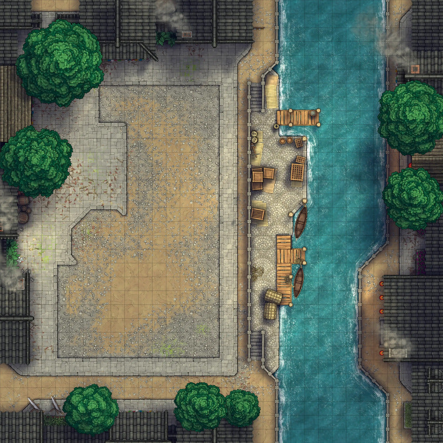 Magic Shop Battlemap - No Shop 02 - DnD Map, Digital, Foundry VTT, Print