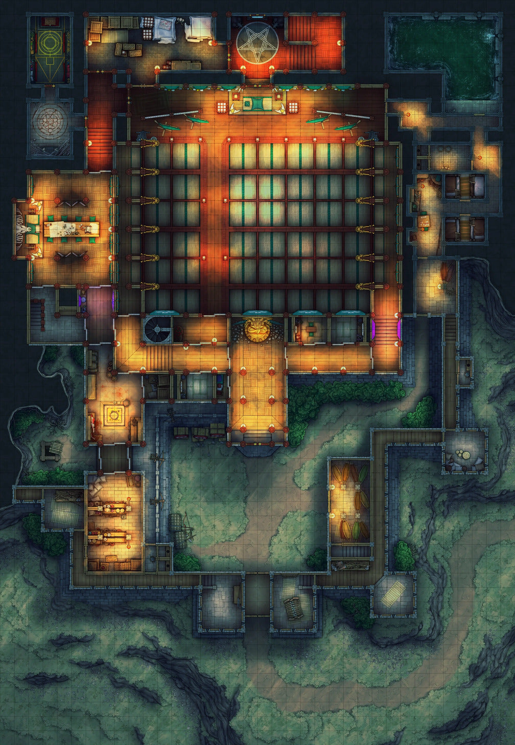 Oni Mountain Kabuki Castle