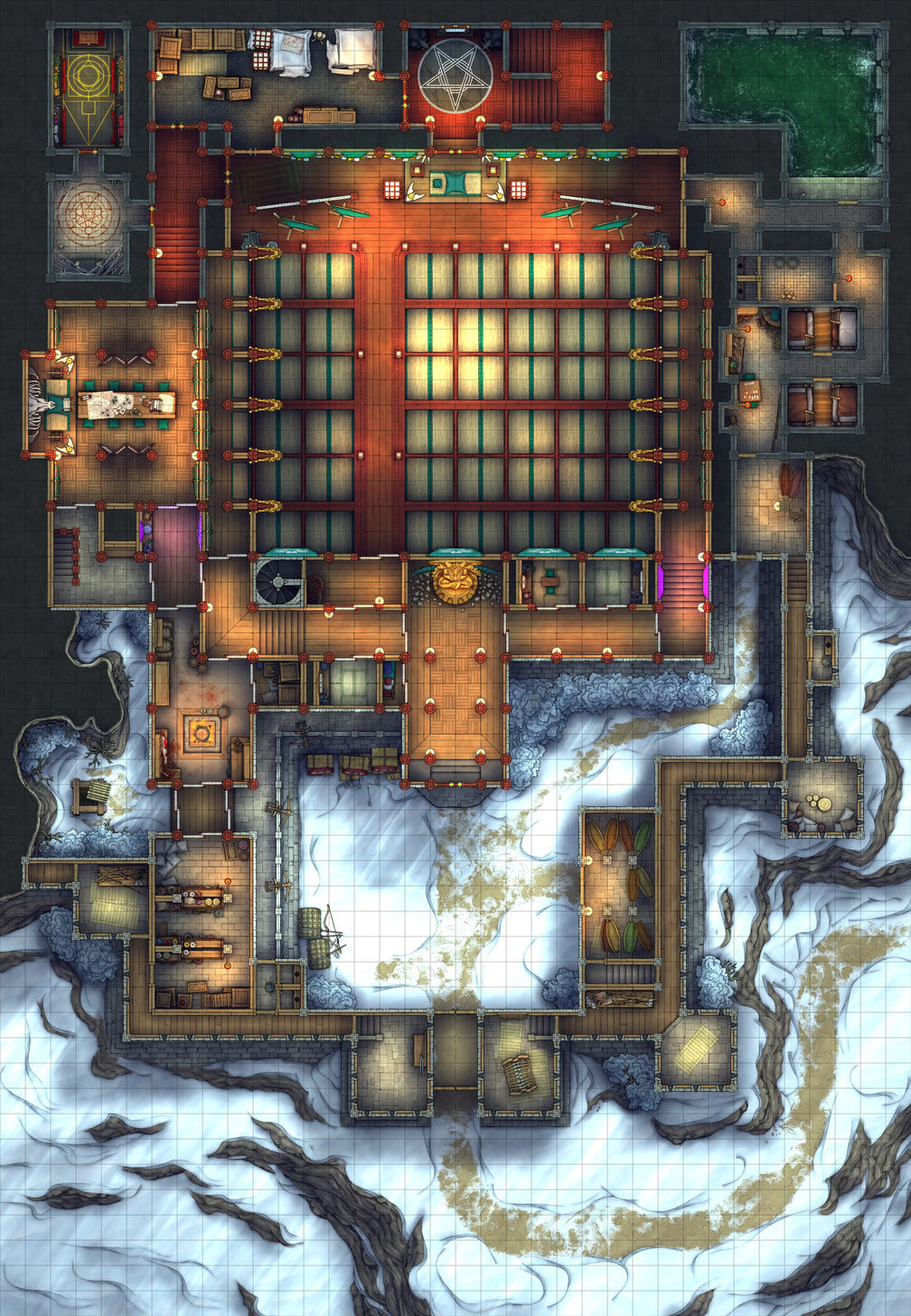 Oni Mountain Kabuki Castle