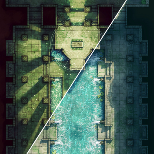 Overgrown Tomb & Courtyard