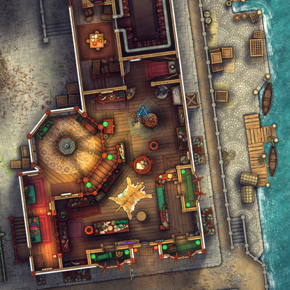 Magic Shop Battlemap - DnD Map