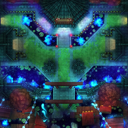 Dungeondraft Overhaul - Core Asset Pack Kit - green grass carpet blue red - Digital,