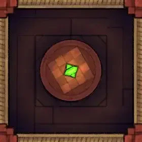 Fox Spirit’s Island Palace - Modular Dungeon Tileset Battlemap - brown wooden puzzle box green - Digital, Foundry VTT,