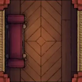 Fox Spirit’s Island Palace - Modular Dungeon Tileset Battlemap - brown leather couch geometric patterned - Digital,