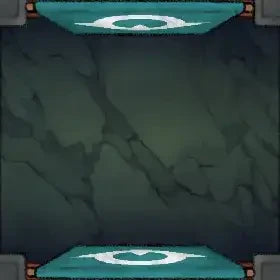 Fox Spirit’s Island Palace - Modular Dungeon Tileset Battlemap - green white circular logo teal - Digital, Foundry VTT,