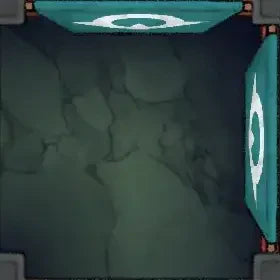 Fox Spirit’s Island Palace - Modular Dungeon Tileset Battlemap - green white pixelated stone wall - Digital, Foundry