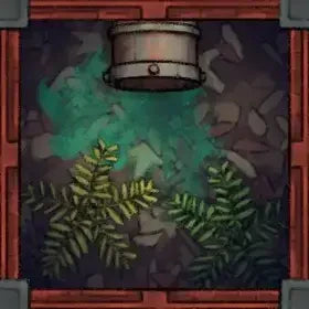 Fox Spirit’s Island Palace - Modular Dungeon Tileset Battlemap - green fern leaf wall art - Digital, Foundry VTT, Print