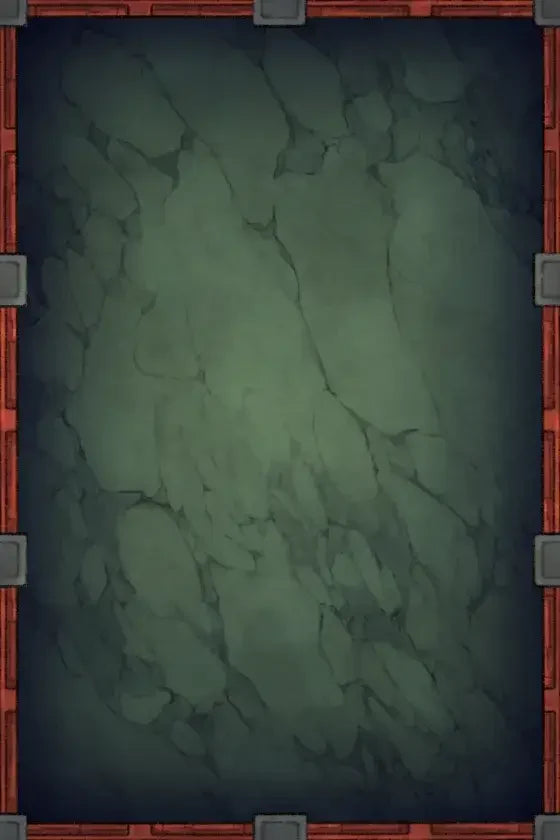 Fox Spirit’s Island Palace - Modular Dungeon Tileset Battlemap - green cracked stone wall texture - Digital, Foundry