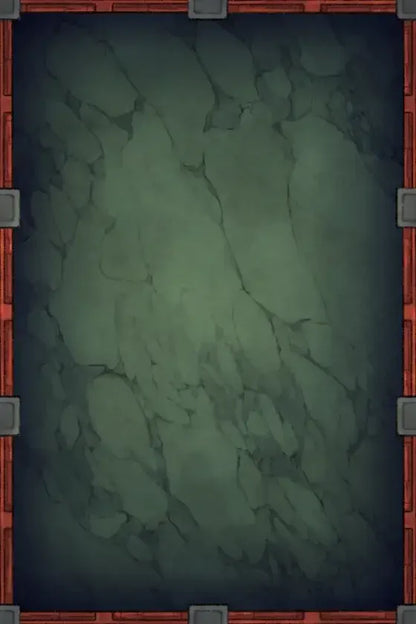Fox Spirit’s Island Palace - Modular Dungeon Tileset Battlemap - green cracked stone wall texture - Digital, Foundry