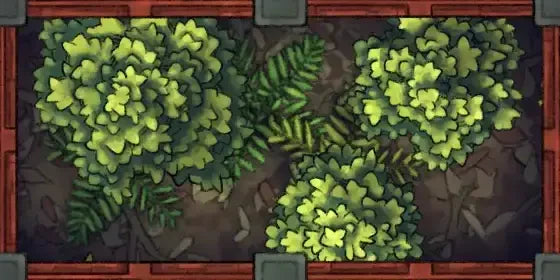 Fox Spirit’s Island Palace - Modular Dungeon Tileset Battlemap - green leafy plant terracotta pot - Digital, Foundry