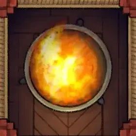 Fox Spirit’s Island Palace - Modular Dungeon Tileset Battlemap - orange yellow flame pit metal - Digital, Foundry VTT,