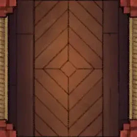 Fox Spirit’s Island Palace - Modular Dungeon Tileset Battlemap - wooden door geometric patterns warm - Digital, Foundry