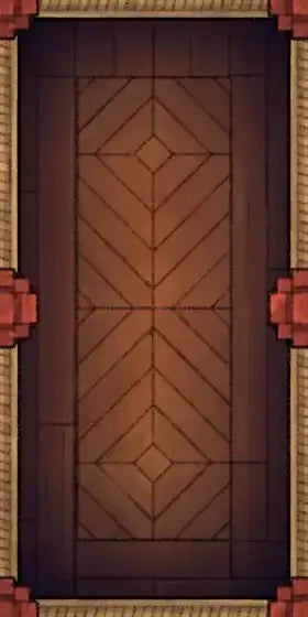 Fox Spirit’s Island Palace - Modular Dungeon Tileset Battlemap - wooden door geometric pattern red - Digital, Foundry