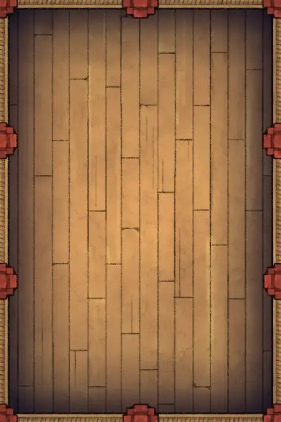 Fox Spirit’s Island Palace - Modular Dungeon Tileset Battlemap - wooden floor red floral accents - Digital, Foundry