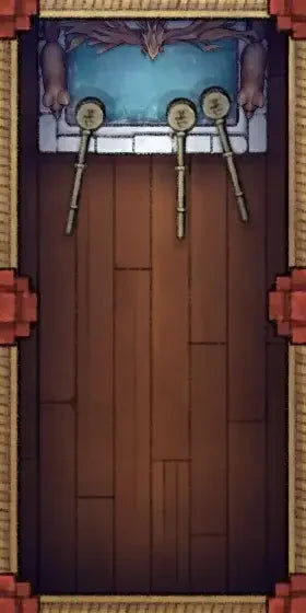 Fox Spirit’s Island Palace - Modular Dungeon Tileset Battlemap - wooden door metal handles hinges - Digital, Foundry