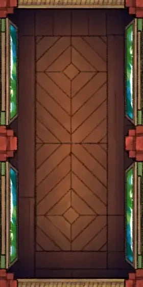 Fox Spirit’s Island Palace - Modular Dungeon Tileset Battlemap - wooden door geometric pattern stained - Digital,