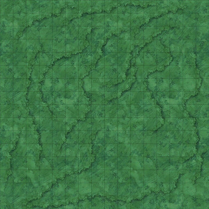 Modular Asian City Walls Tileset Battlemap - green marble texture wall tile - Digital, Foundry VTT, Print