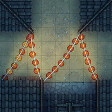 Modular Japanese Alleys & Streets Tileset Battlemap - overhead lanterns - Digital, Foundry VTT, Print