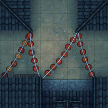 Modular Japanese Alleys & Streets Tileset Battlemap - overhead lanterns - Digital, Foundry VTT, Print