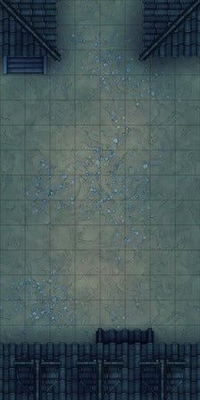 Modular Japanese Alleys & Streets Tileset Battlemap - tiled courtyard elements - Digital, Foundry VTT, Print