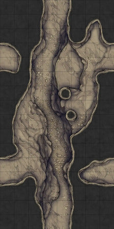 Modular Thousand-Statue Caves Tileset Battlemap - cavern map - Digital, Foundry VTT, Print