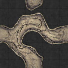 Modular Thousand-Statue Caves Tileset Battlemap - cavern map - Digital, Foundry VTT, Print